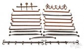 IRON UTENSIL RACKS AND SPIKE H