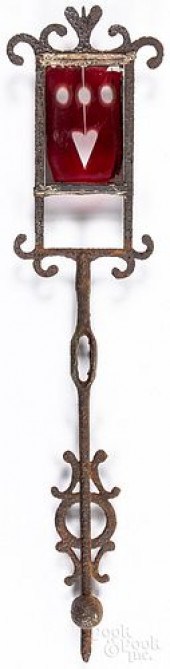 IRON WEATHERVANE ARROW, 19TH C