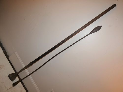 IRON WHALE HARPOON & SPADEAntique