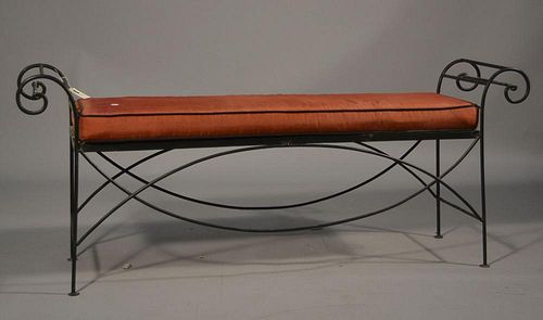 IRON WINDOW BENCHIron window bench,
