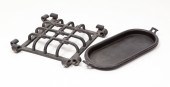 IRON WINDOW GRATE AND GRIDDLE