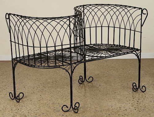 IRON WIRE MESH TˆTE-…-TˆTE GARDEN
