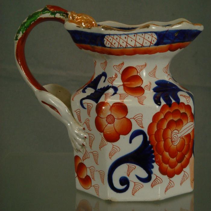 Ironstone China Imari palette peony