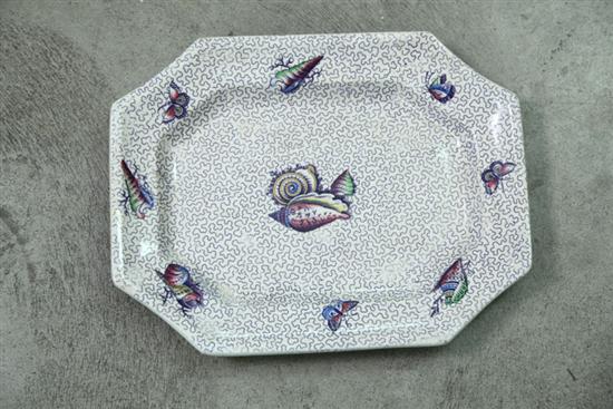 IRONSTONE PLATTER. Transfer
