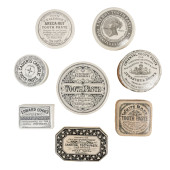 IRONSTONE TOOTH PASTE POTS<br>