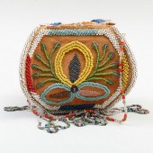 IROQUOIS BEADED CLOTH BOMBÃ© F