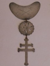 IROQUOIS SILVER TRADE NECKLACE