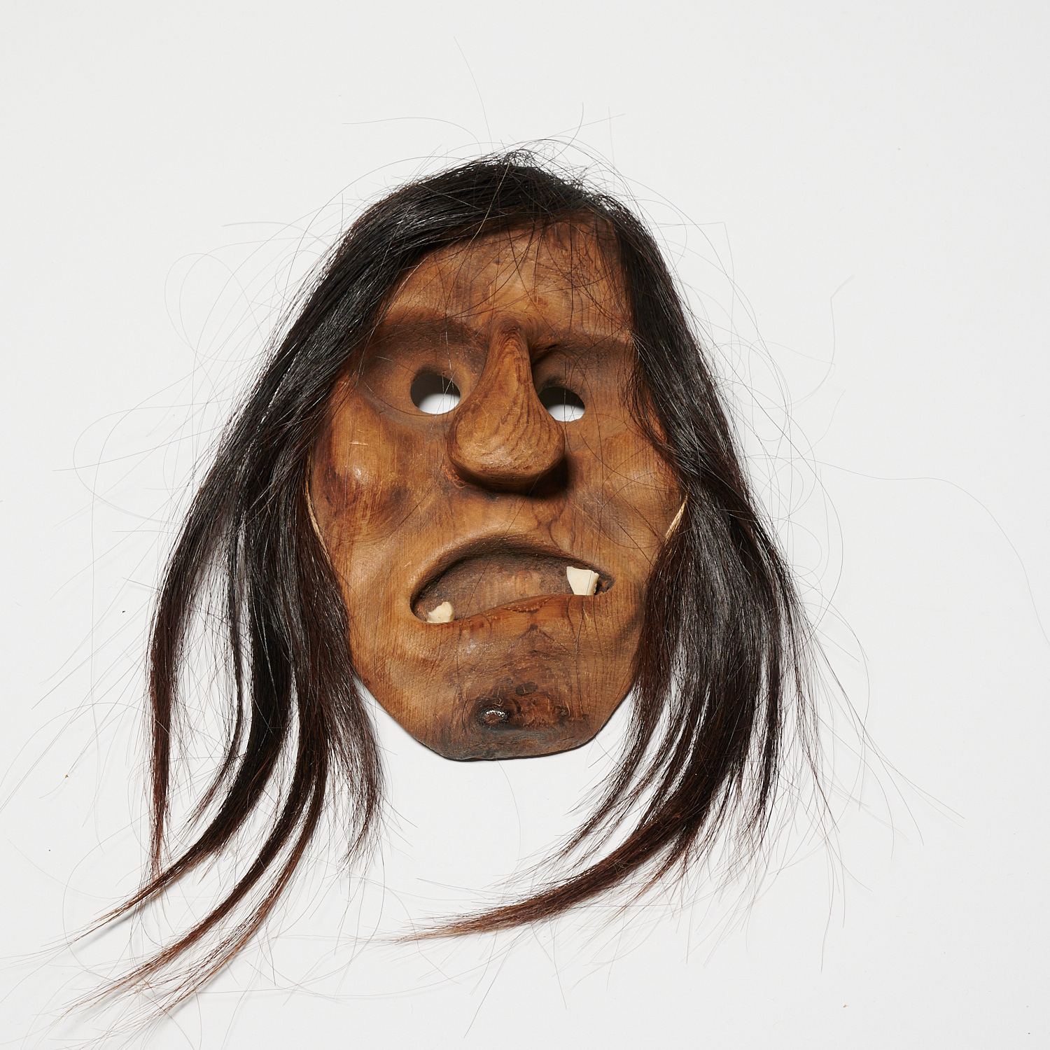IROQUOIS STYLE FALSE FACE MASK 20th