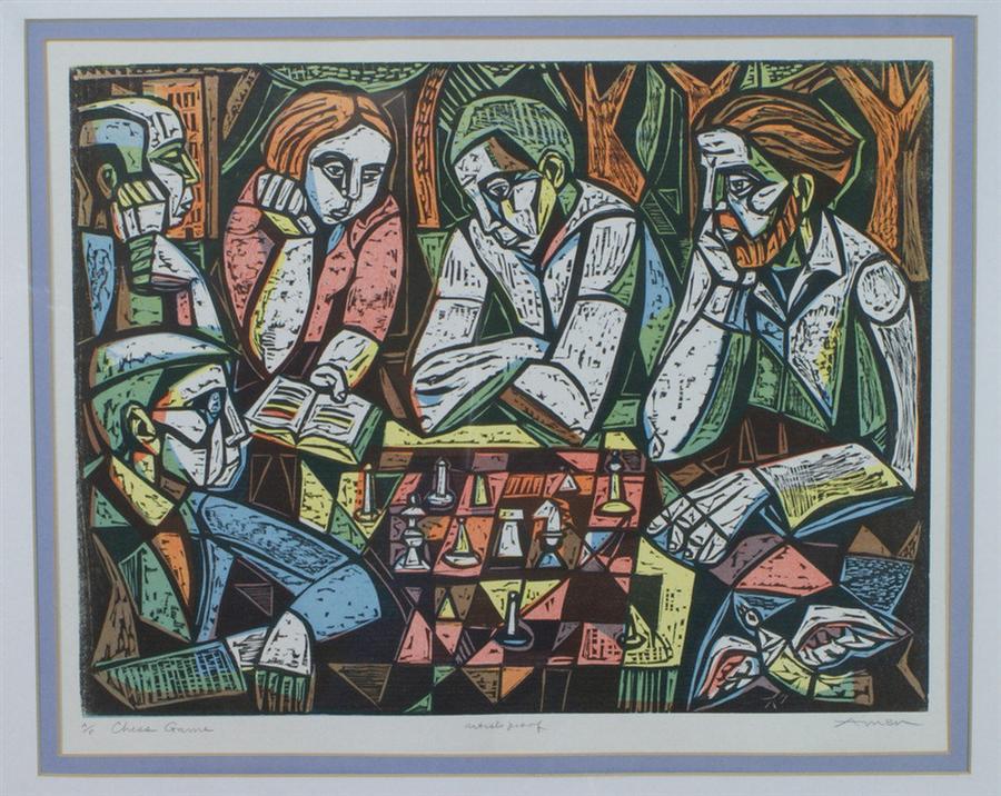Irving Amen, American, b 1918, (2),