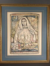 IRVING AMEN LITHOGRAPHColor li