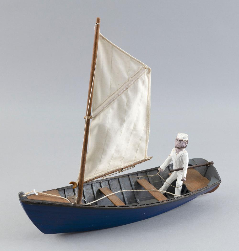 IRVING BRIGGS FOLK ART MODEL OF A