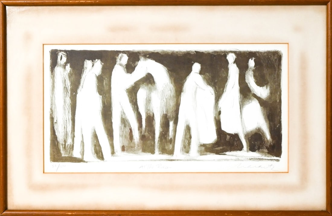 IRVING MARANTZ SIGNED LITHOGRAPH AT