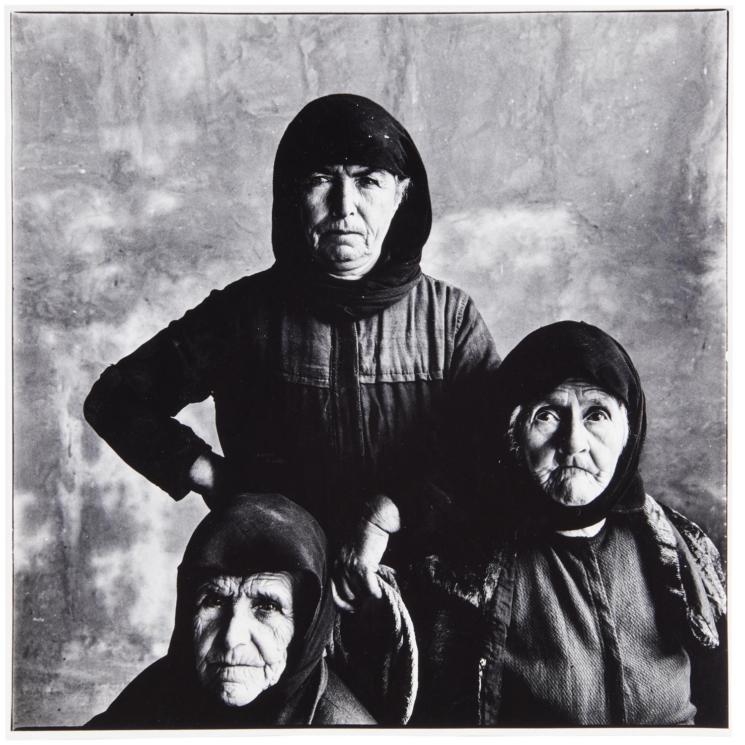 IRVING PENN, 3 CRETAN WOMEN (WITH