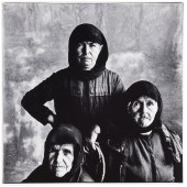 IRVING PENN, 3 CRETAN WOMEN (W