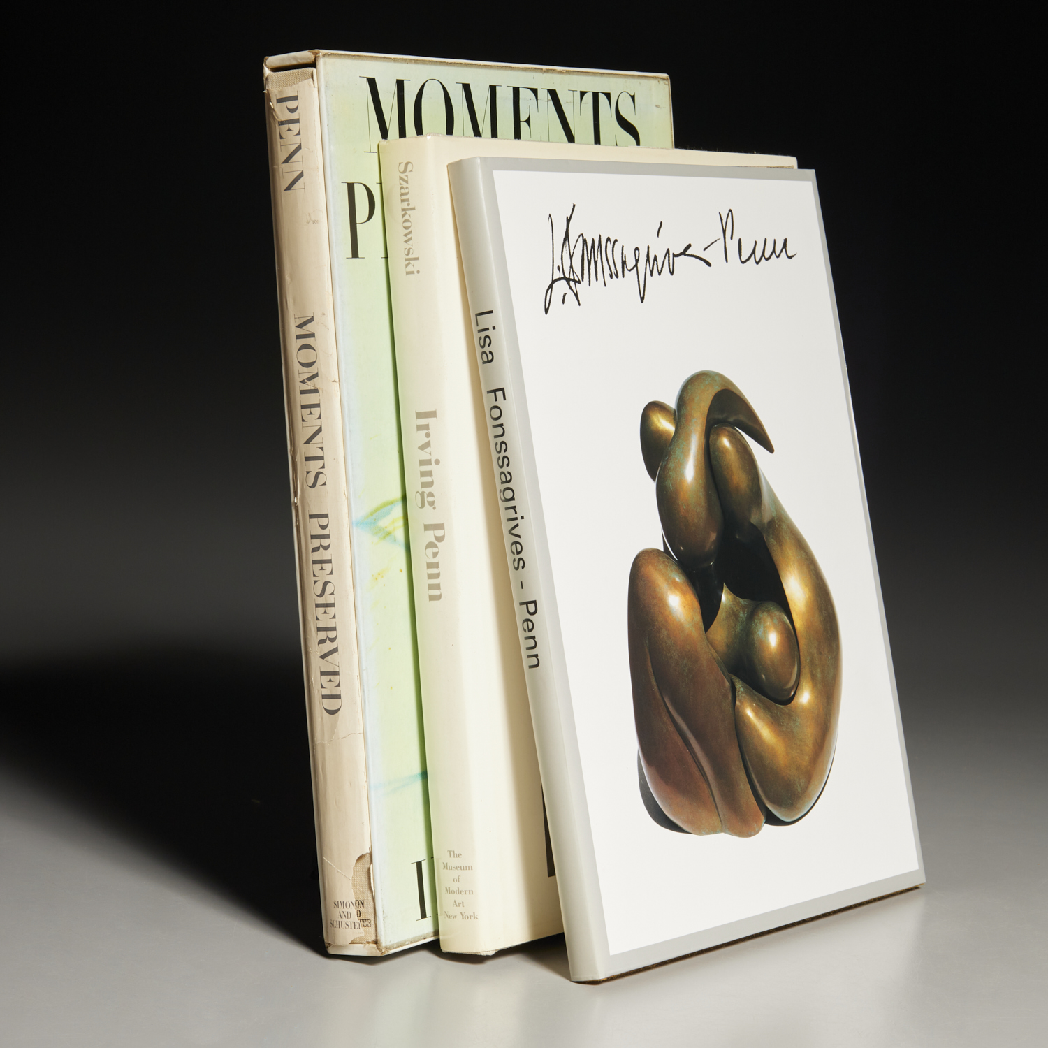 IRVING PENN, (3) INSCRIBED