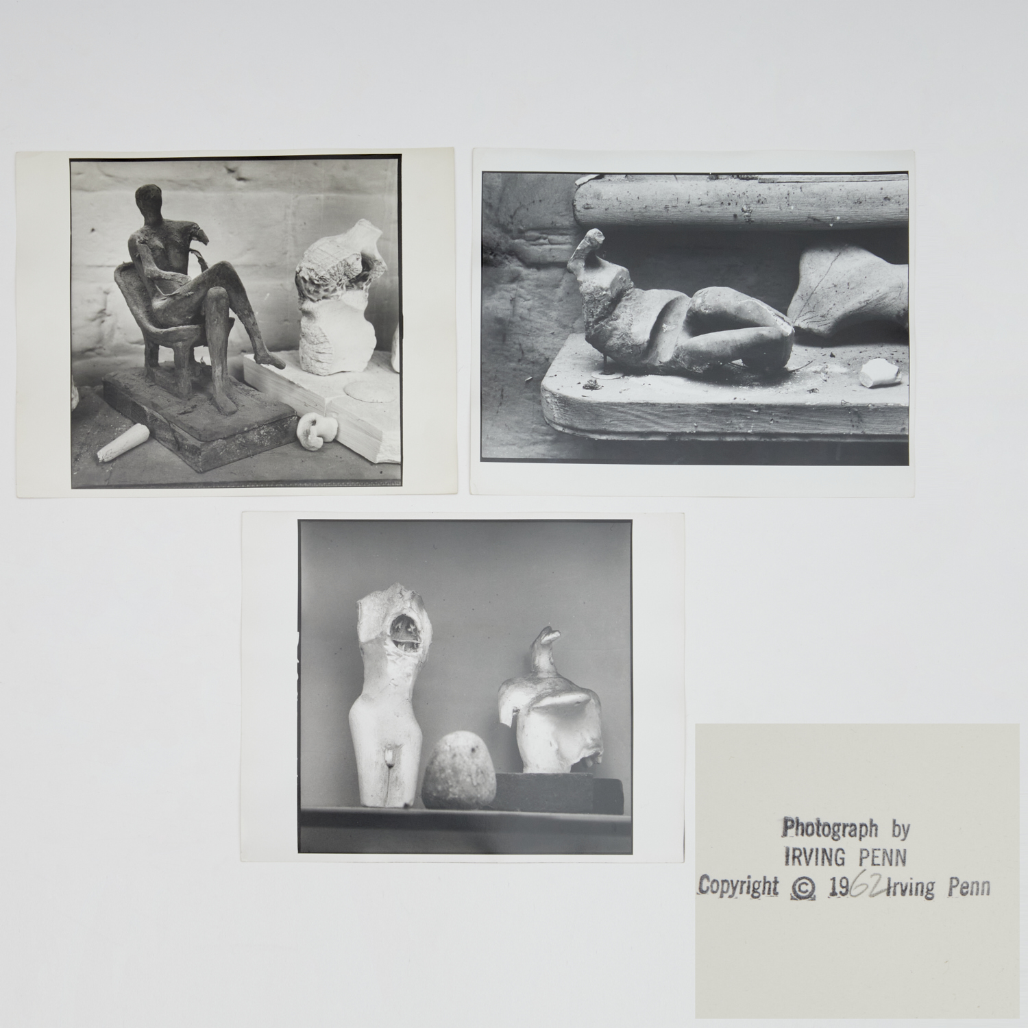 IRVING PENN, HENRY MOORE'S