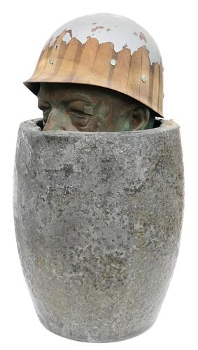 IRWIN HYMAN "UNTITLED HELMET &