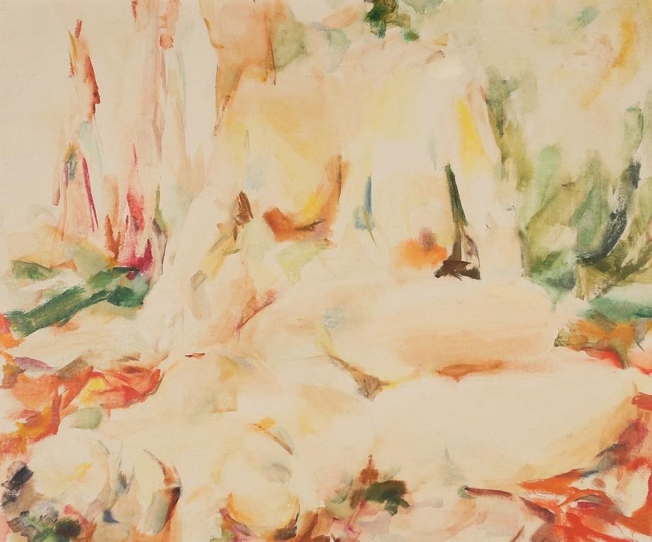 IRWIN STAVITSKY OIL ON BOARD