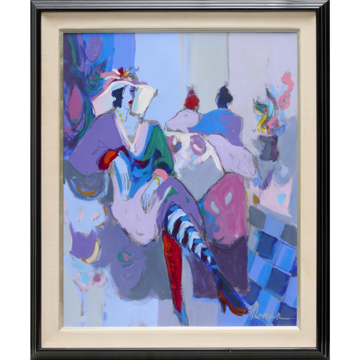 ISAAC MAIMON, ACRYLIC ON CANVAS