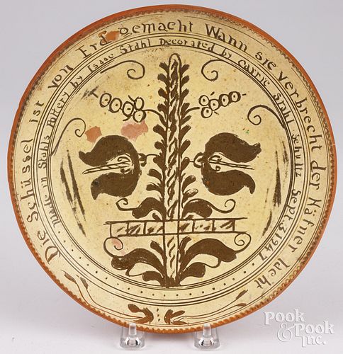 ISAAC STAHL REDWARE PLATEIsaac