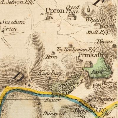 Isaac Taylor/Map of the County of