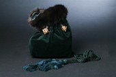 ISABEL CANOVAS MINK-TRIMMED AN