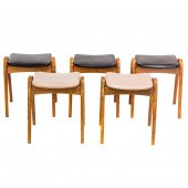 ISAMU KENMOCHI STOOLS, SET OF