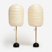 ISAMU NOGUCHI PAIR OF AKARI LI