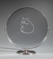 ISAMU NOGUCHI STEUBEN GLASS "T