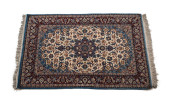 ISFAHAN WOOL & SILK RUG C1950<