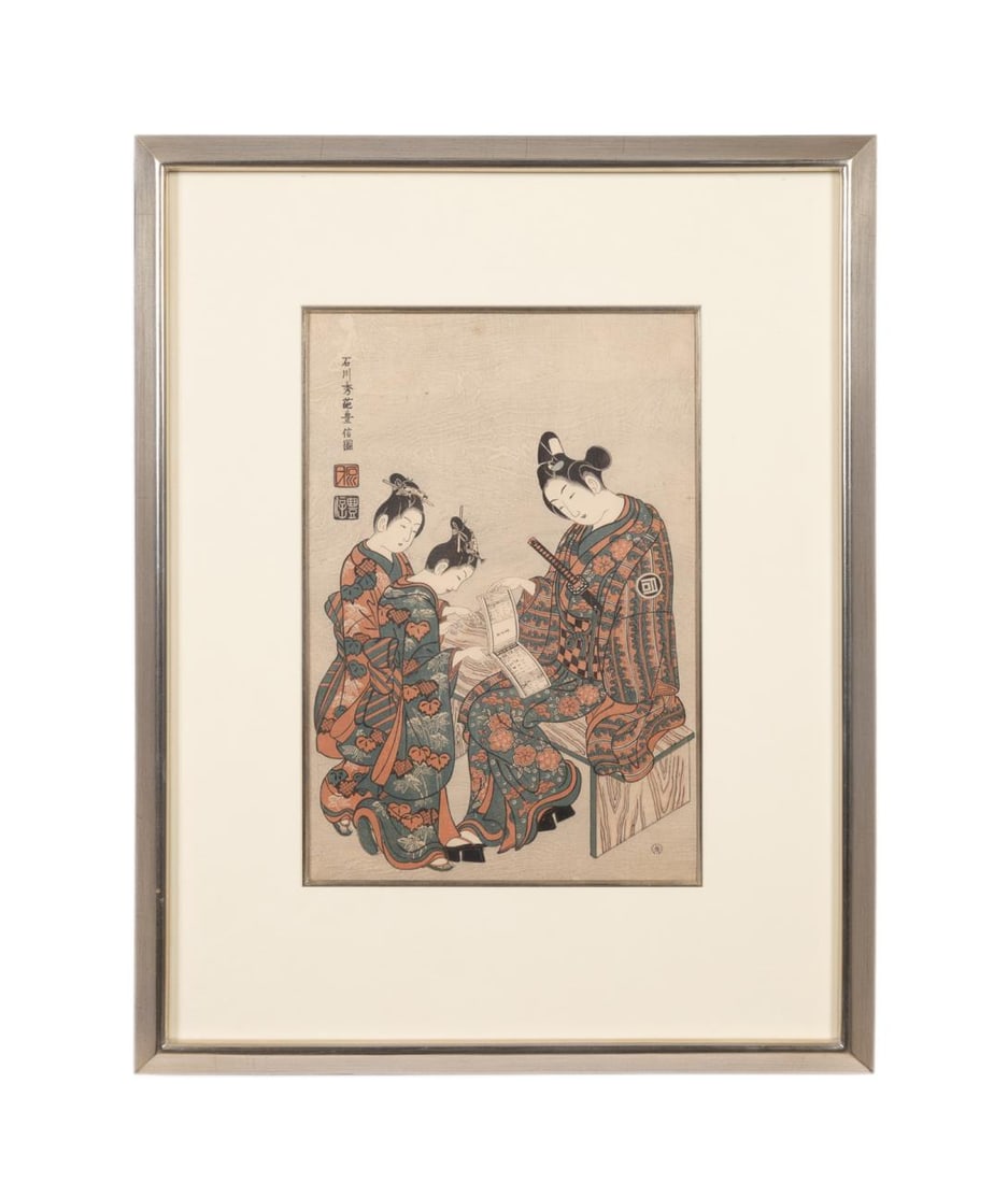 ISHIKAWA TOYONOBU FIGURAL WOODBLOCK