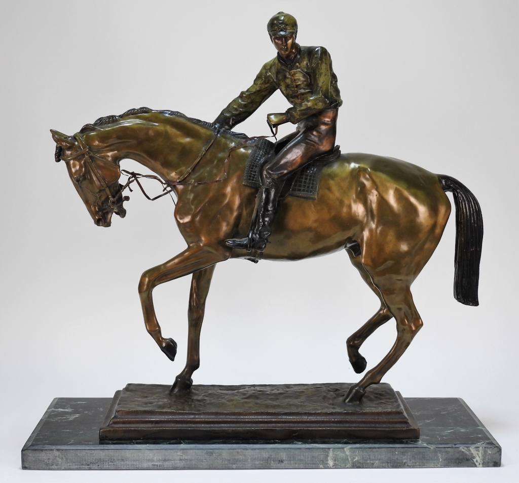 ISIDORE BONHEUR HORSE & JOCKEY