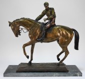 ISIDORE BONHEUR HORSE & JOCKEY