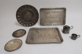 ISLAMIC METAL/SILVER: TRAYS DI