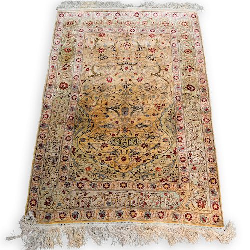 ISLAMIC SILK CARPETDESCRIPTION: