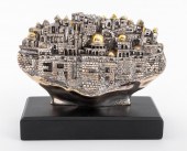ISRAEL JUDAICA SILVERED JERUSA