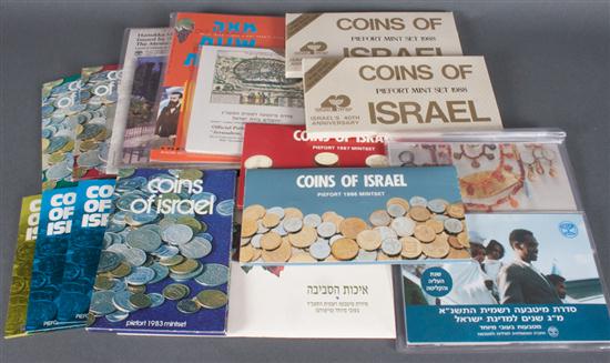 Israel: Sixteen piedfort mint