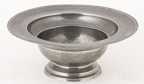 ISRAEL TRASK, PEWTER BAPTISMAL