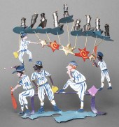 ISRAELI JUDAICA METAL FOLK ART