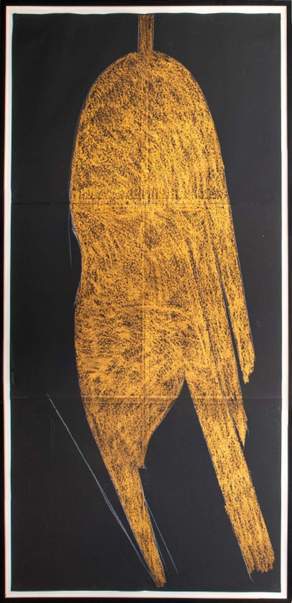 ISRAELI SCHOOL ABSTRACT PASTEL ON