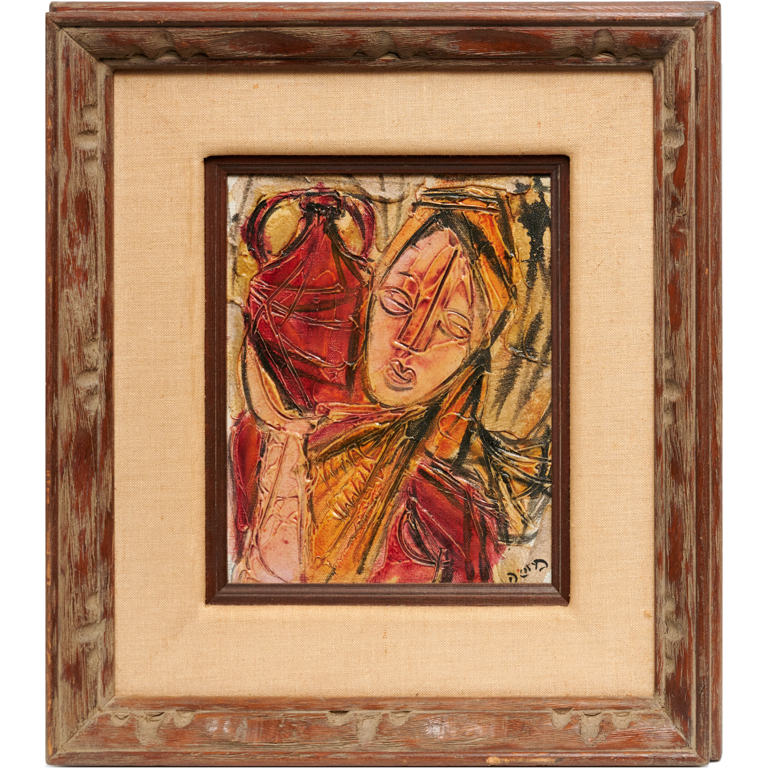 ISRAELI SCHOOL, IMPASTO PAINTING