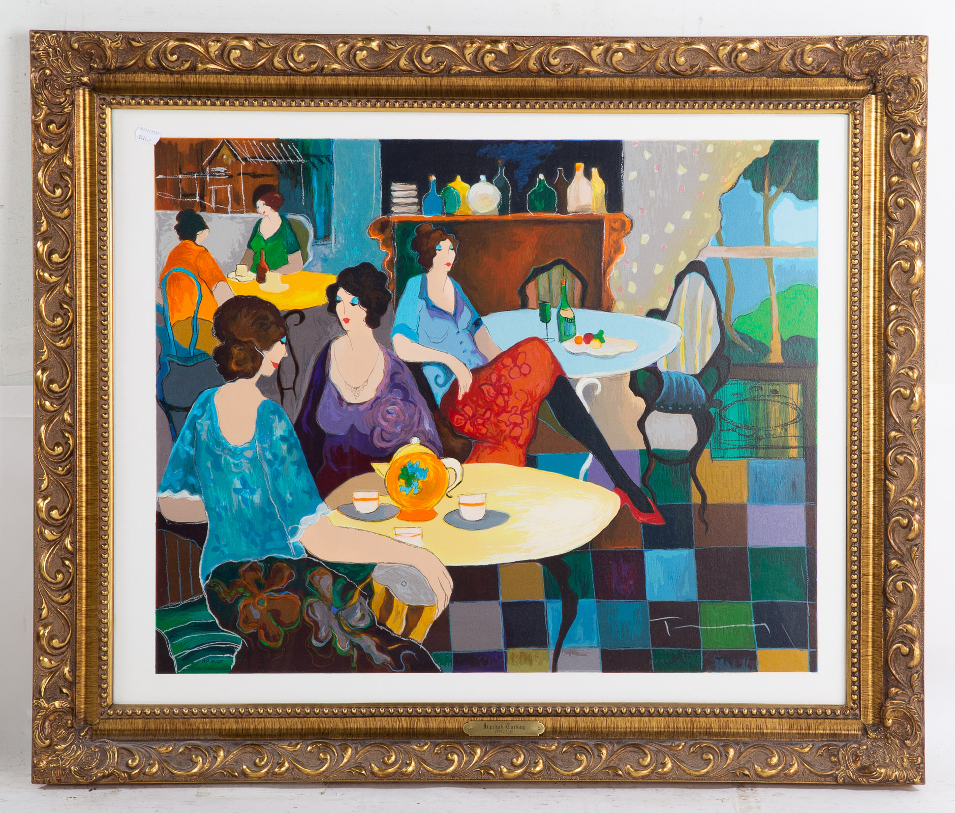ISSAC TARKAY. "AFTERNOON TEA,"