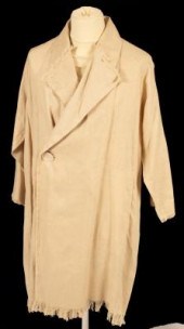 Issey Mijaki, an ivory linen c
