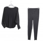 Issey Miyake blouse and pants
