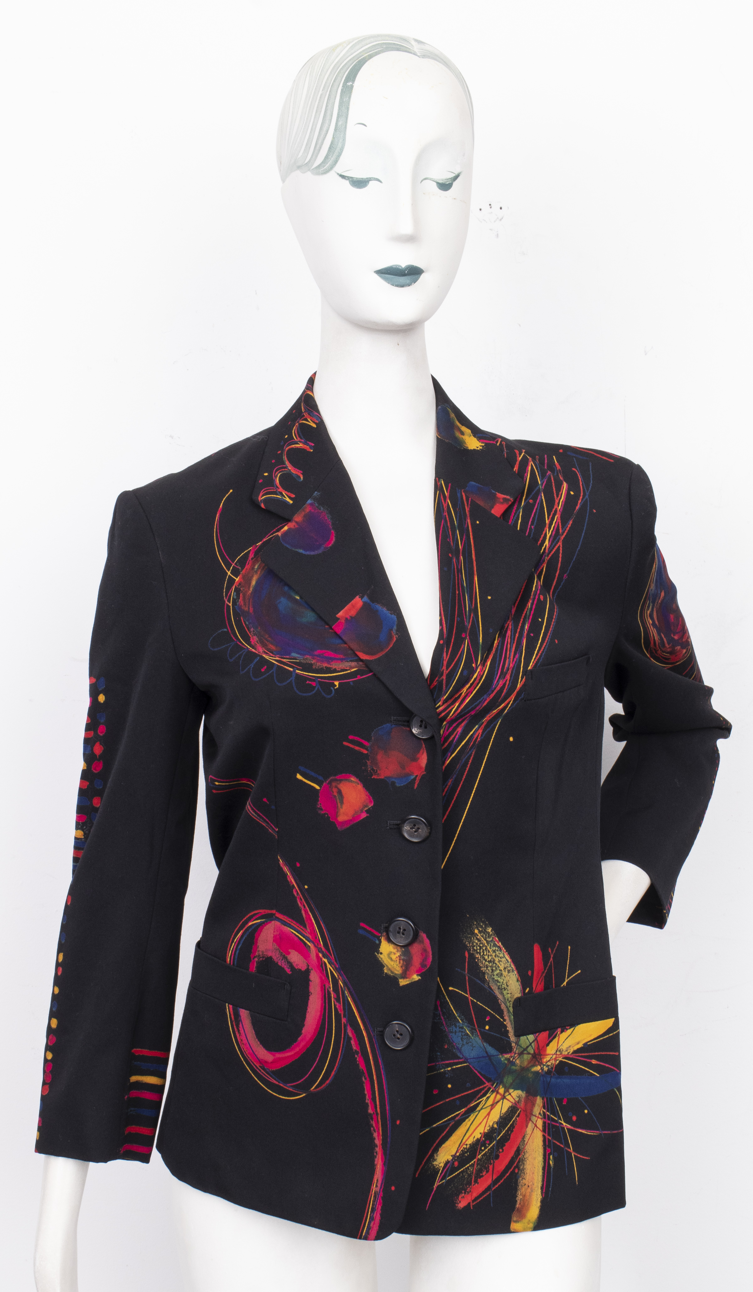 ISSEY MIYAKE MULTICOLOR OP ART