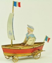 ISSMAYER BOXED CLOCKWORK SAIL