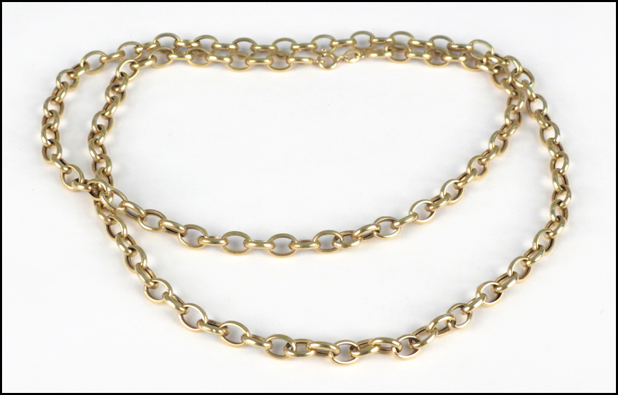 ITALIAN 14 KARAT YELLOW GOLD LINK