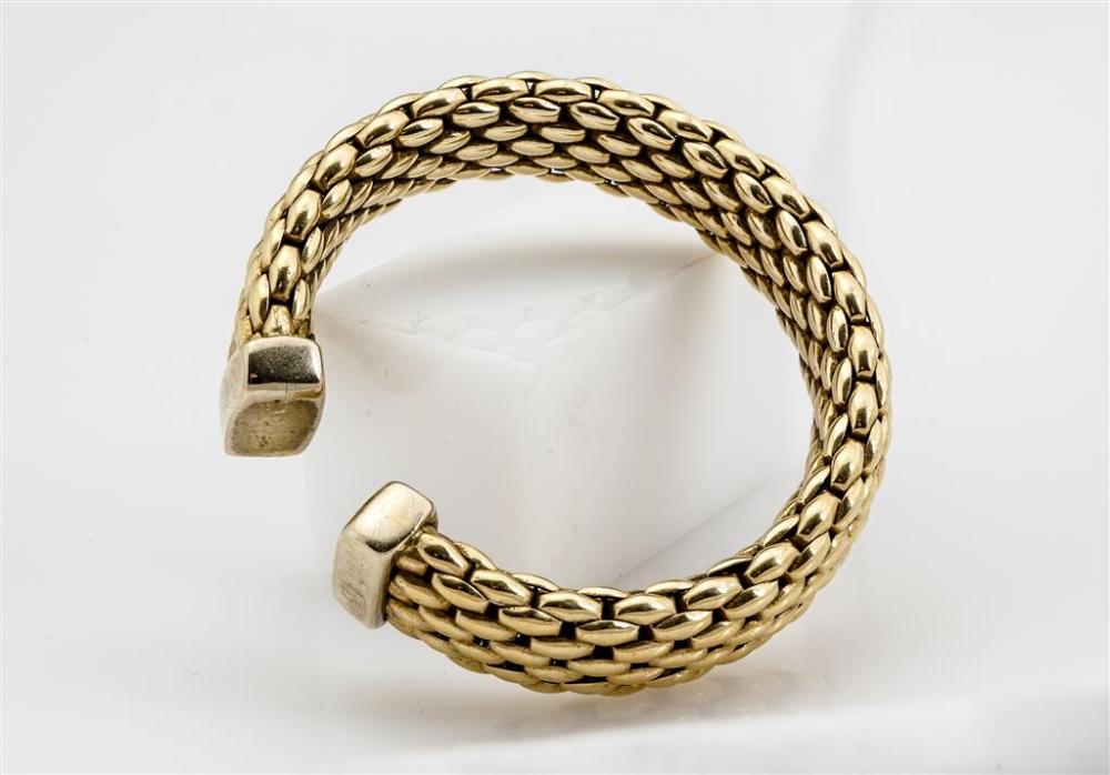 ITALIAN 14-KARAT YELLOW-GOLD CUFF