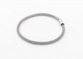 ITALIAN 14K WHITE GOLD STRETCH