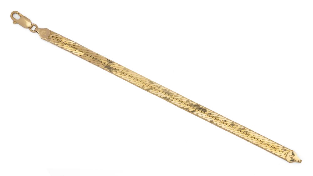 ITALIAN 14KT GOLD HERRINGBONE